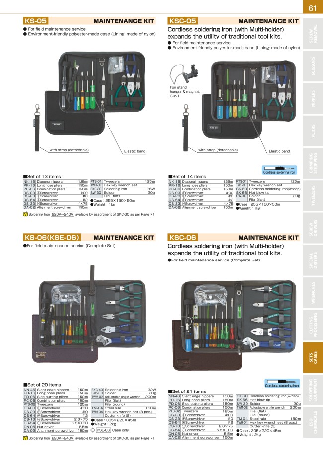 Maintenance Kit KS-06 | ENGINEER | MISUMI MEXICO Maintenance Kit KS-06 | ENGINEER | MISUMI MEXICO